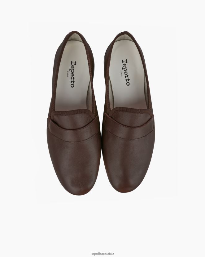 Repetto hombres mocasines michael marrón ristretto calzado H2NF2L651