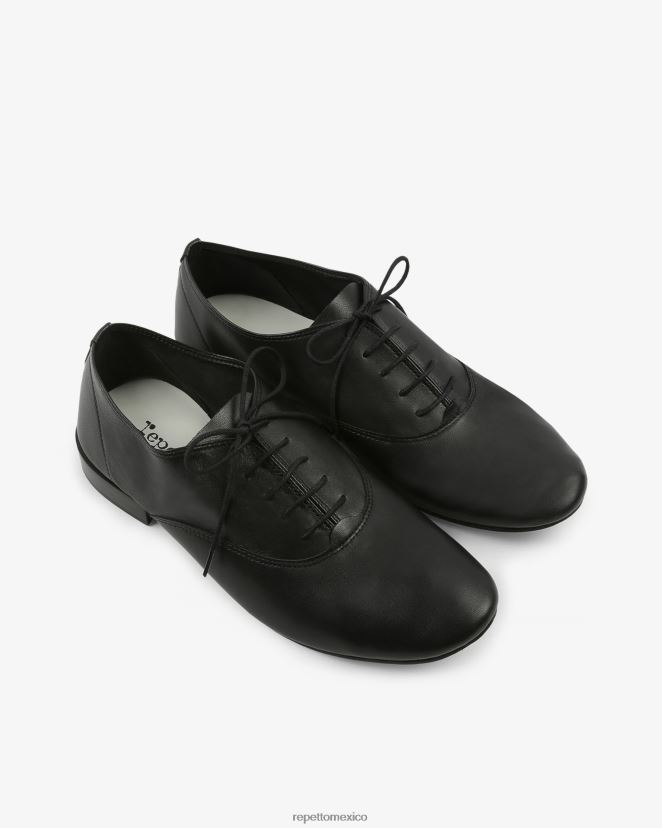Repetto hombres zapatos oxford zizi negro calzado H2NF2L648
