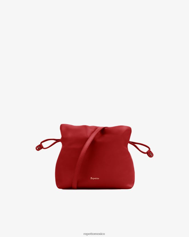 Repetto mujer bolsa de pluma de poids rojo llameante accesorios H2NF2L274