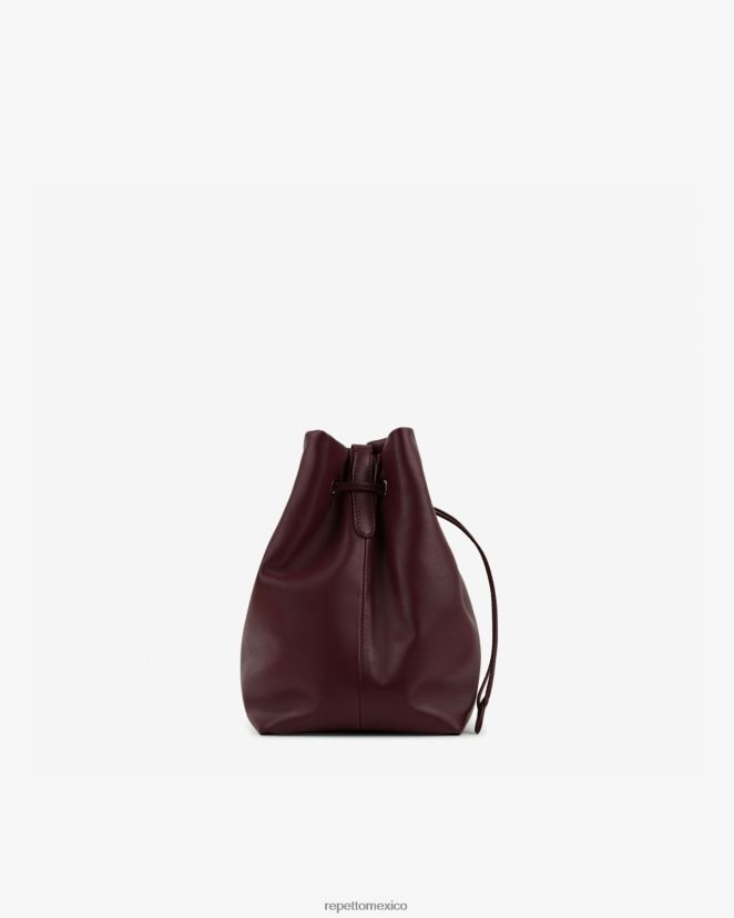 Repetto mujer bolsa tierna rojo vino intenso accesorios H2NF2L284