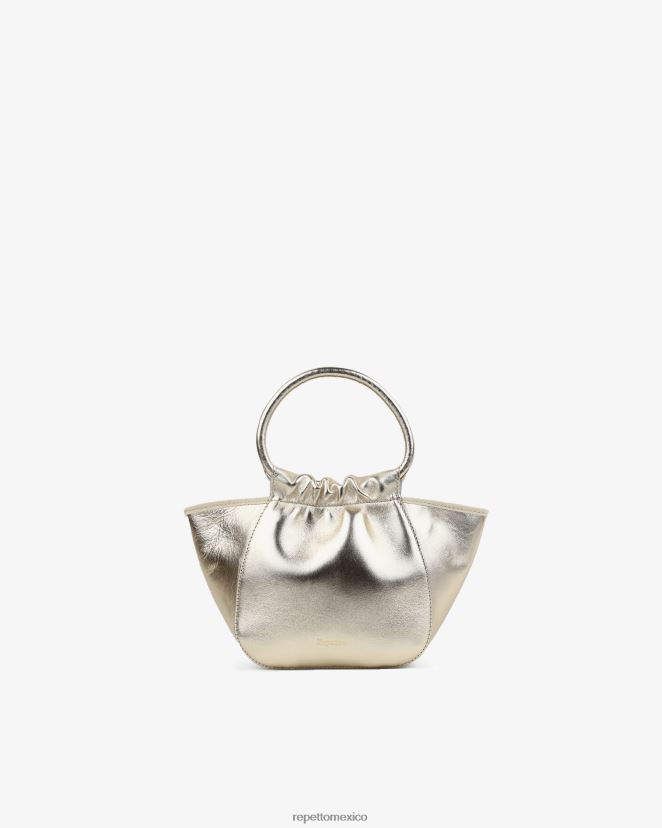 Repetto mujer bolso alicia luz de oro accesorios H2NF2L268