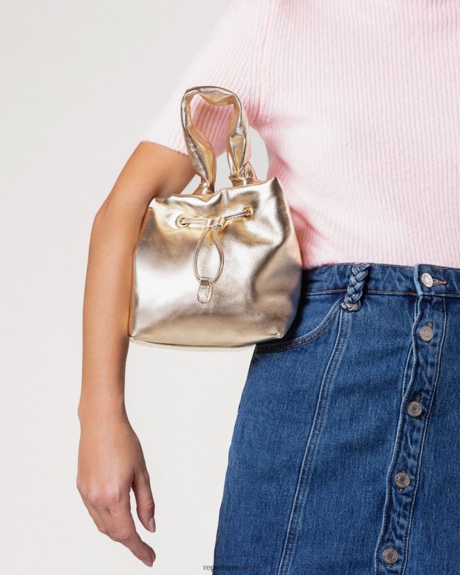Repetto mujer bolso tendresse petite luz de oro accesorios H2NF2L279