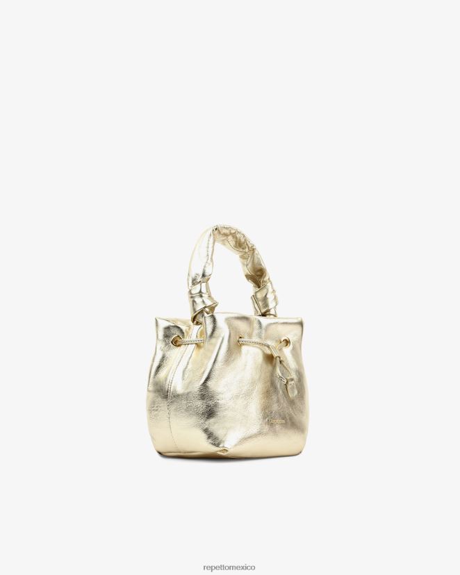 Repetto mujer bolso tendresse petite luz de oro accesorios H2NF2L279