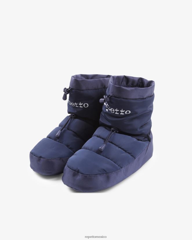 Repetto mujer botas de calentamiento Azul marino calzado H2NF2L520