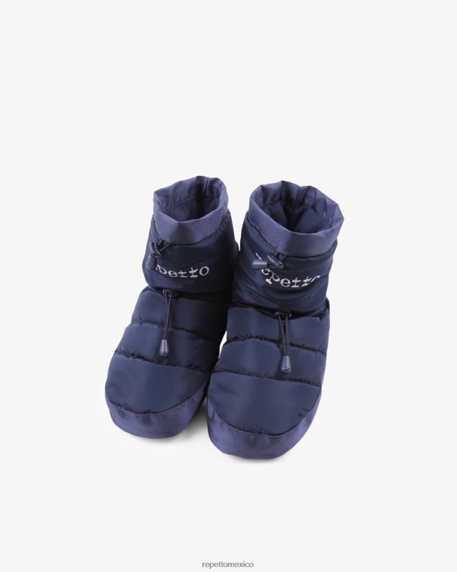 Repetto mujer botas de calentamiento Azul marino calzado H2NF2L520