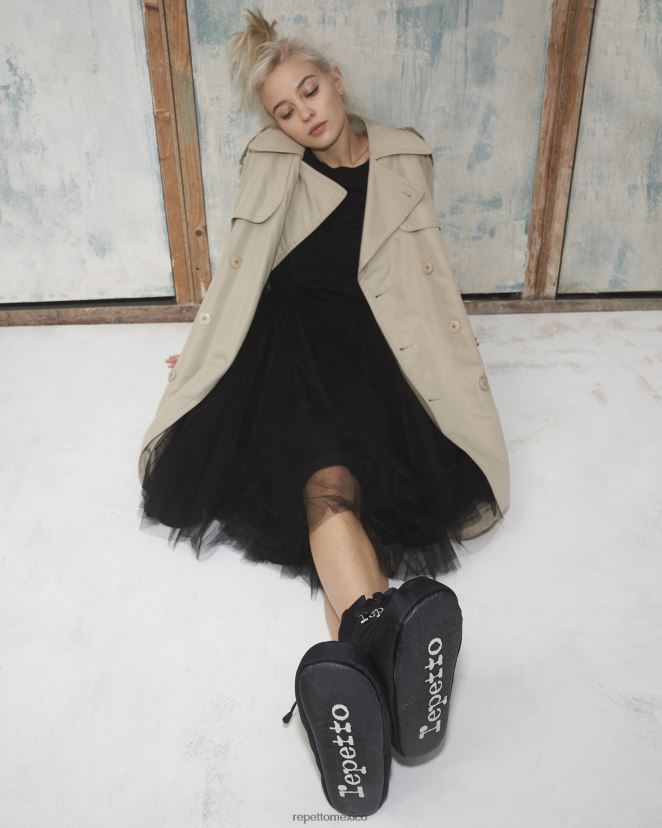 Repetto mujer botas de calentamiento negro calzado H2NF2L519