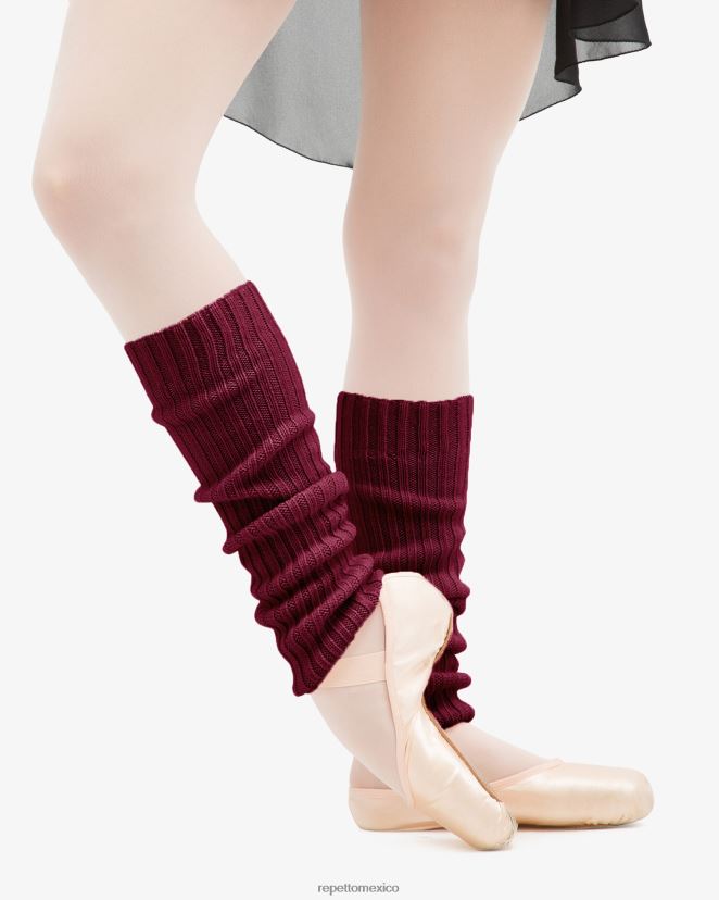 Repetto mujer calientapiernas color granate accesorios H2NF2L541