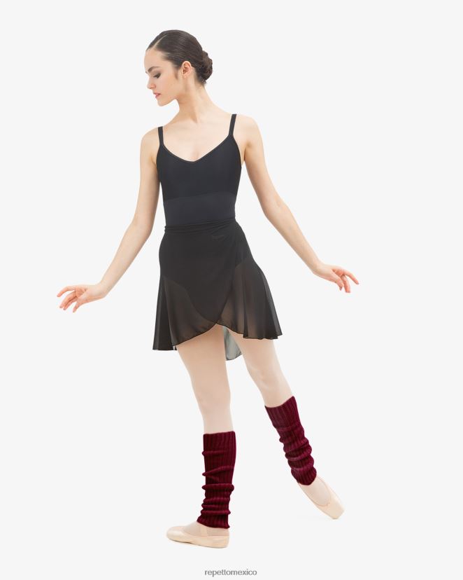 Repetto mujer calientapiernas color granate accesorios H2NF2L541