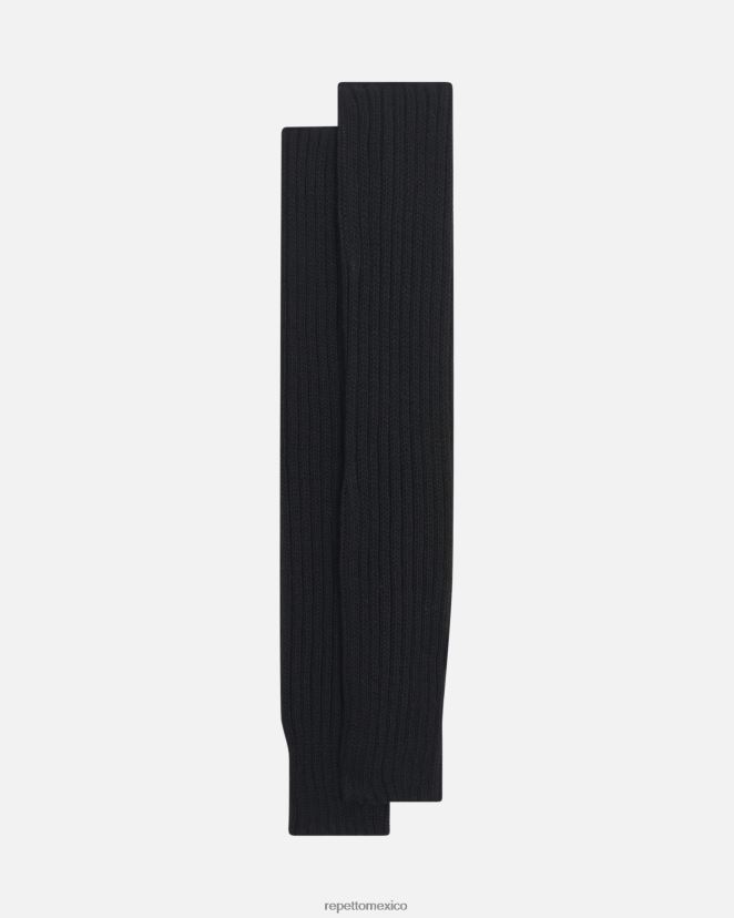 Repetto mujer calientapiernas negro accesorios H2NF2L524