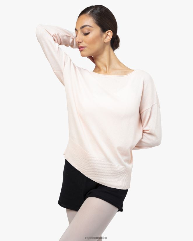 Repetto mujer parada de calentamiento rosa pétalo ropa H2NF2L517