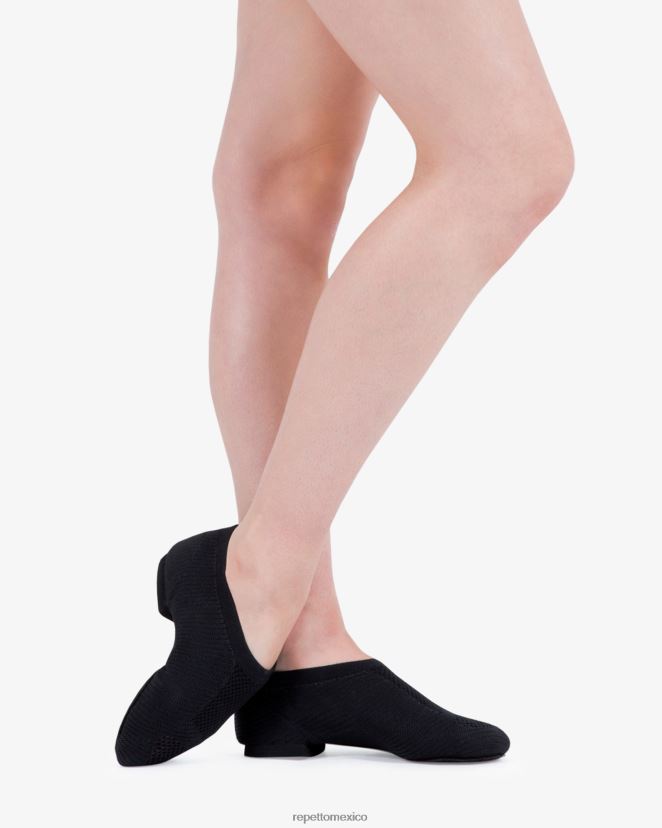 Repetto mujer zapatos jazz suela dividida f.i.t negro calzado H2NF2L624