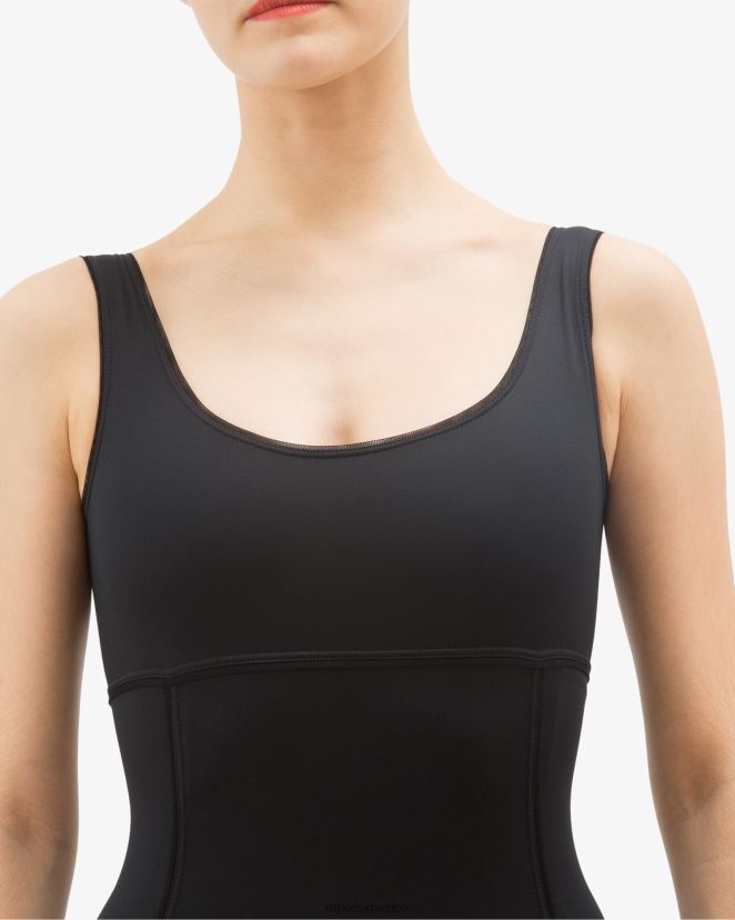 Repetto mujer leotardo con tirantes grandes negro ropa H2NF2L479