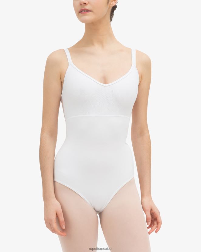 Repetto mujer leotardo de encaje blanco ropa H2NF2L443