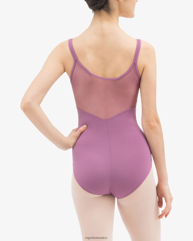 Repetto mujer leotardo de encaje dalia morada ropa H2NF2L453