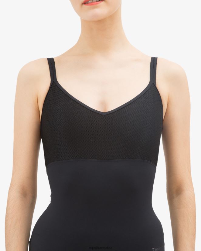 Repetto mujer leotardo de encaje negro ropa H2NF2L469