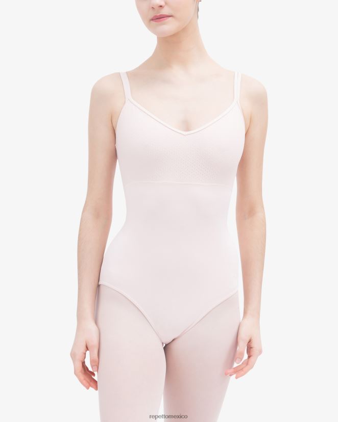 Repetto mujer leotardo de encaje rosa pétalo ropa H2NF2L440