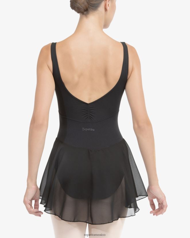 Repetto mujer túnica de tirantes finos negro ropa H2NF2L480