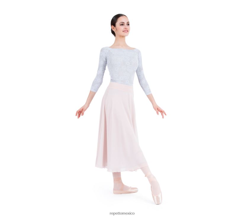 Repetto mujer falda de ensayo reversible moda ropa H2NF2L508