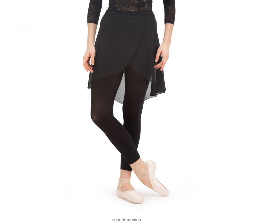 Repetto mujer falda larga de gasa moda ropa H2NF2L507