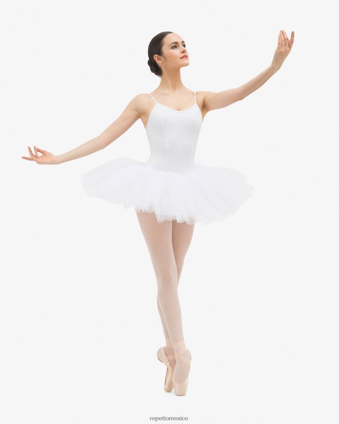 Repetto mujer meseta de tutú blanco ropa H2NF2L491