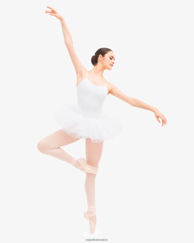 Repetto mujer tutú corto blanco ropa H2NF2L496