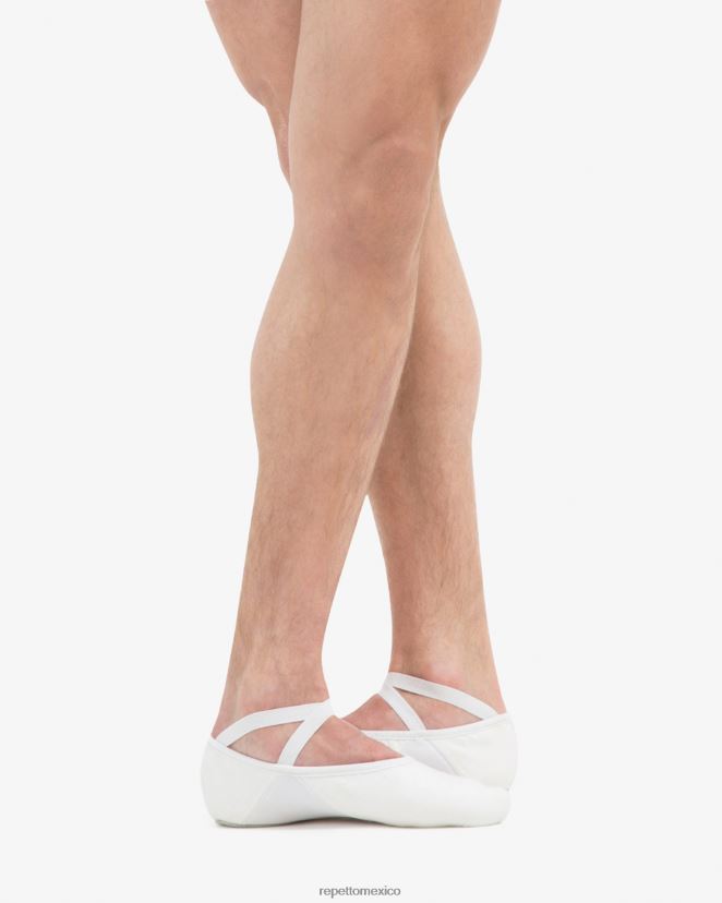 Repetto mujer zapatillas de ballet suaves profesionales con suela dividida (ancho medio) blanco calzado H2NF2L602
