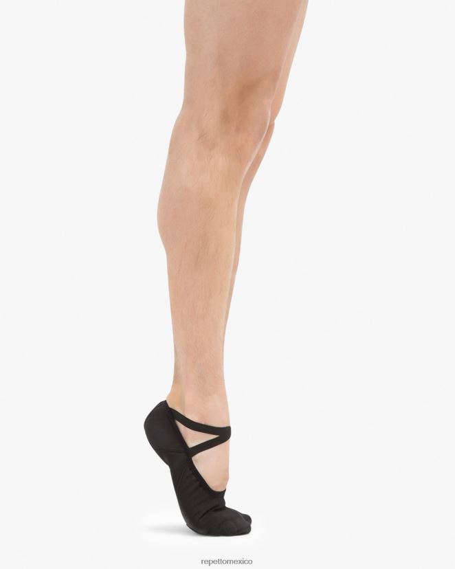 Repetto mujer zapatillas de ballet suaves profesionales con suela partida (ancho grande) negro calzado H2NF2L607