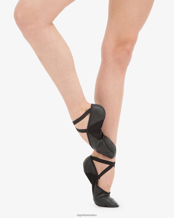 Repetto mujer zapatillas de ballet suaves profesionales con suela partida negro calzado H2NF2L600