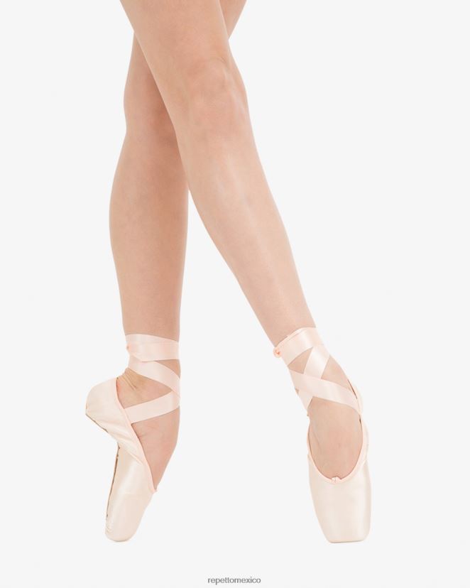 Repetto mujer Zapatillas de punta carlotta - caja grande suela mediana melón salmón calzado H2NF2L575