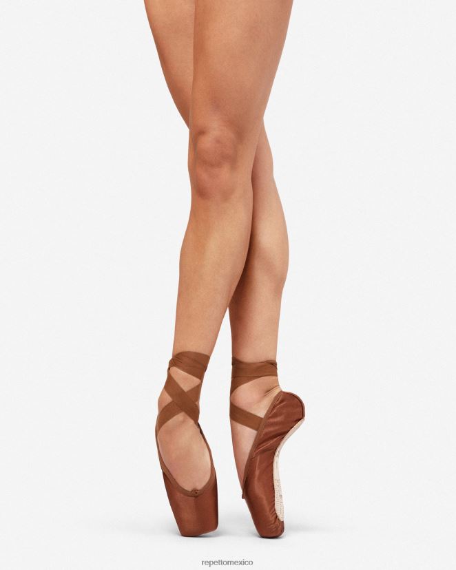 Repetto mujer Zapatos de punta Alicia - suela dura de caja grande marrón hielo calzado H2NF2L564