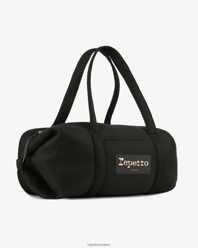 Repetto mujer bolsa de lona de malla talla l negro accesorios H2NF2L419
