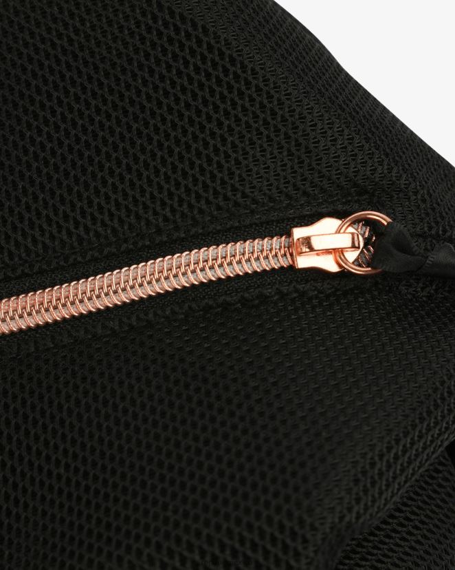 Repetto mujer bolsa de lona de malla talla l negro accesorios H2NF2L419