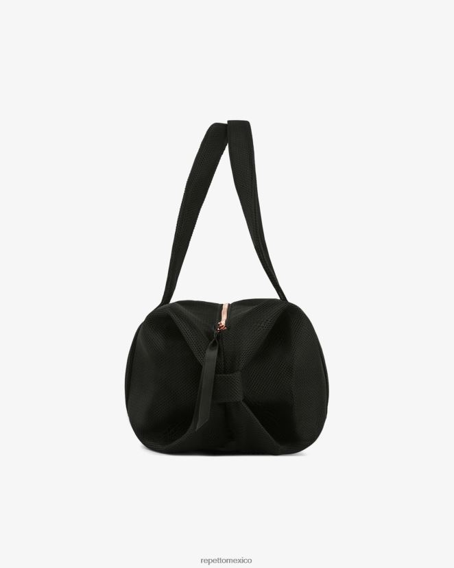 Repetto mujer bolsa de lona de malla talla m negro accesorios H2NF2L409