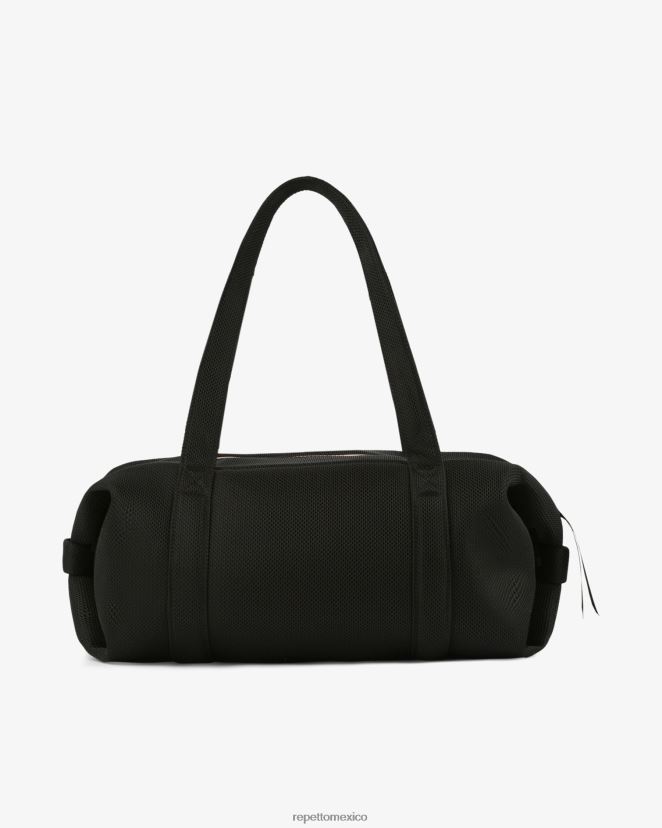 Repetto mujer bolsa de lona de malla talla m negro accesorios H2NF2L409