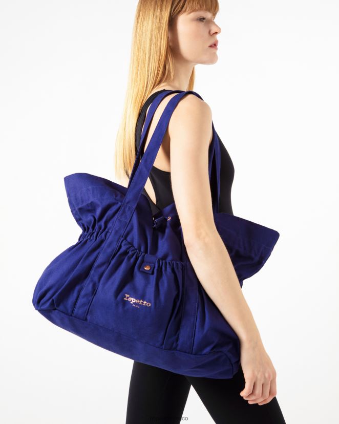 Repetto mujer bolso grande tutú para mujer azul petróleo accesorios H2NF2L421