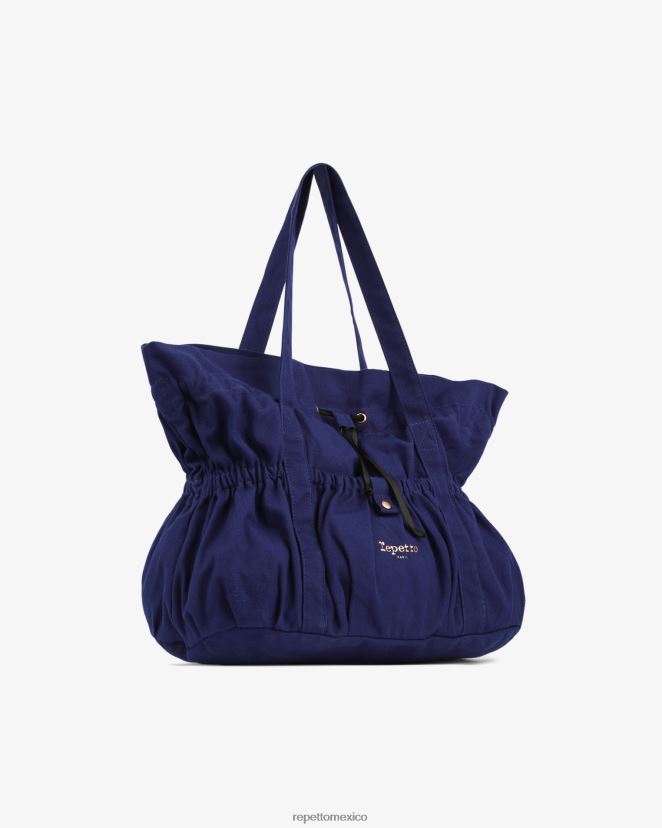 Repetto mujer bolso grande tutú para mujer azul petróleo accesorios H2NF2L421
