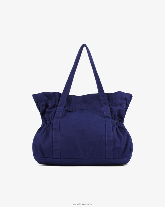 Repetto mujer bolso grande tutú para mujer azul petróleo accesorios H2NF2L421