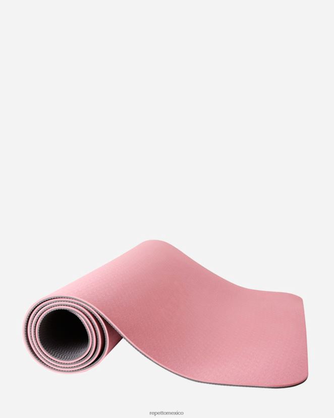 Repetto mujer estera de yoga esencial gris y rosa accesorios H2NF2L398
