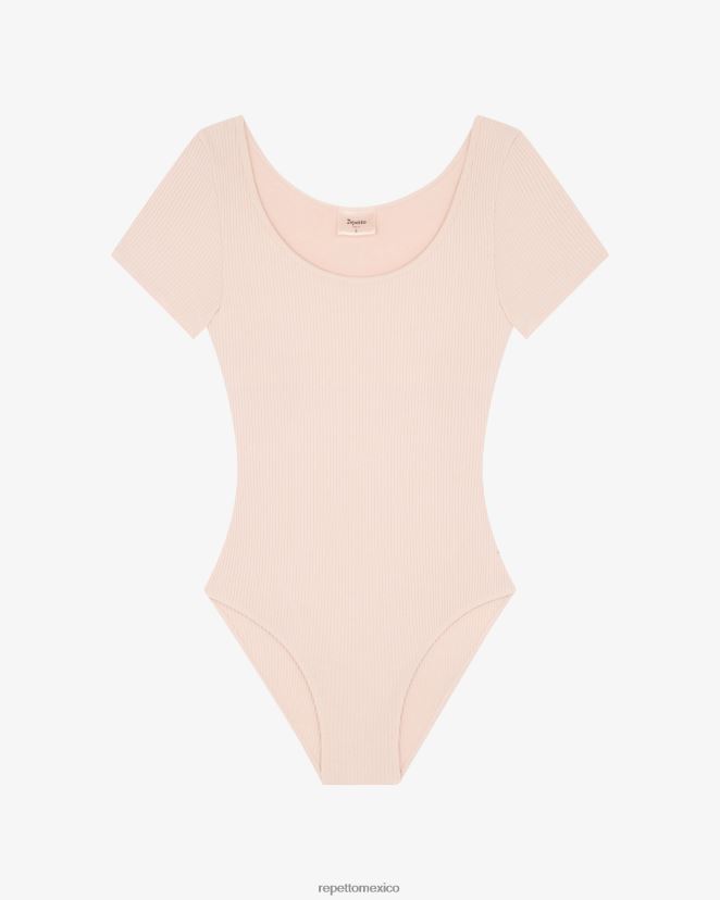 Repetto mujer leotardo de estudio rosa pétalo ropa H2NF2L376