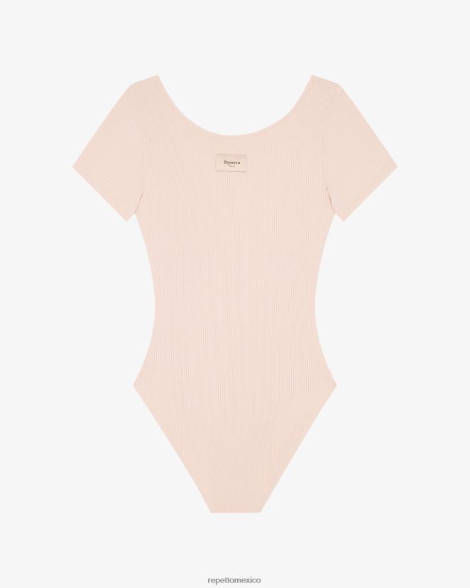 Repetto mujer leotardo de estudio rosa pétalo ropa H2NF2L376