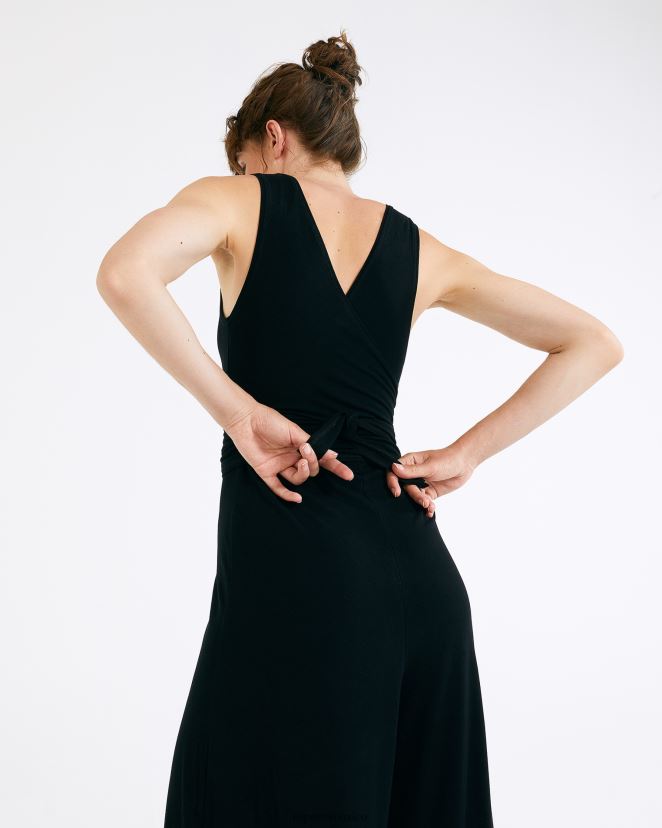 Repetto mujer mono para atar negro ropa H2NF2L368