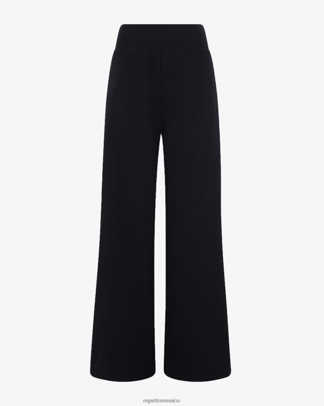 Repetto mujer pantalones de jogging grandes negro ropa H2NF2L370