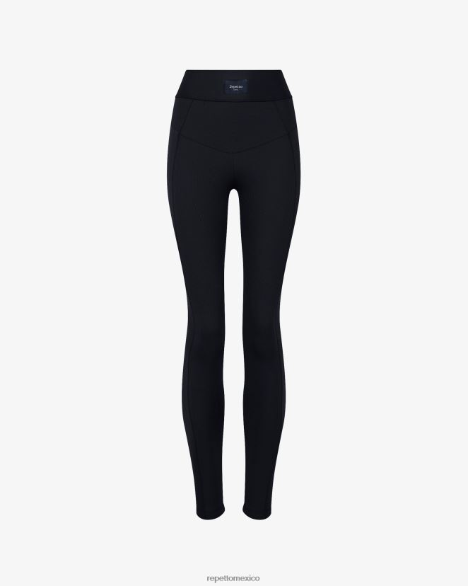 Repetto mujer leggings intensos negro ropa H2NF2L297