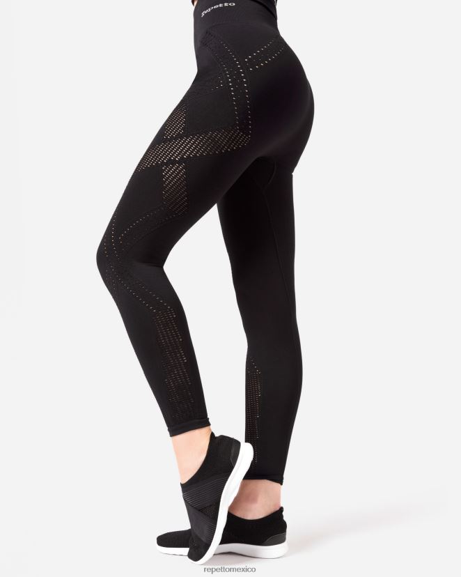 Repetto mujer leggings sin costuras negro ropa H2NF2L308