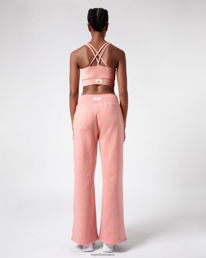 Repetto mujer sujetador de canalé con tirantes finos rubor rosa ropa H2NF2L299