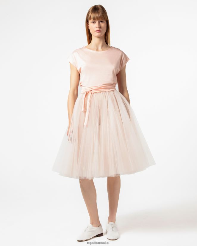 Repetto mujer arriba para atar rosa desnudo ropa H2NF2L332