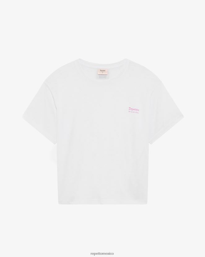Repetto mujer camiseta blanco ropa H2NF2L314