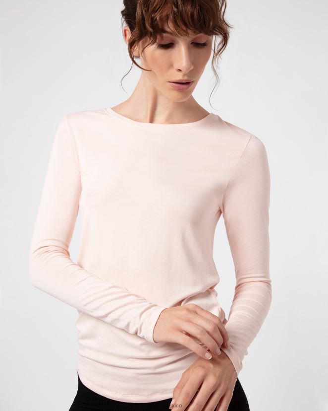Repetto mujer camiseta de manga larga rosa pétalo ropa H2NF2L327
