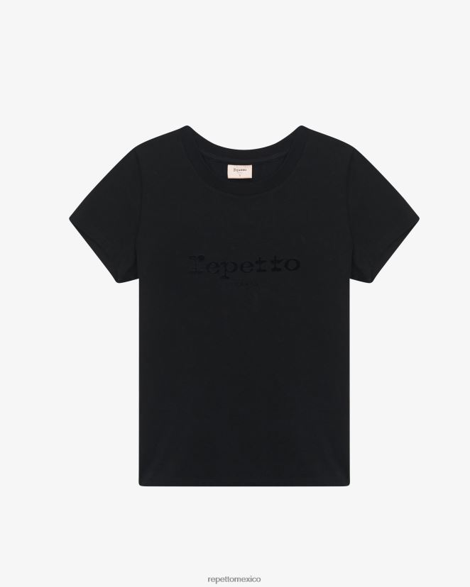 Repetto mujer camiseta negro ropa H2NF2L343