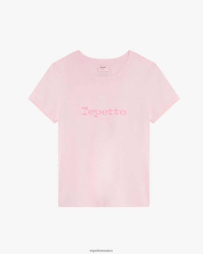 Repetto mujer camiseta rosa icónico ropa H2NF2L312 Repetto mujer camiseta rosa icónico ropa H2NF2L312
